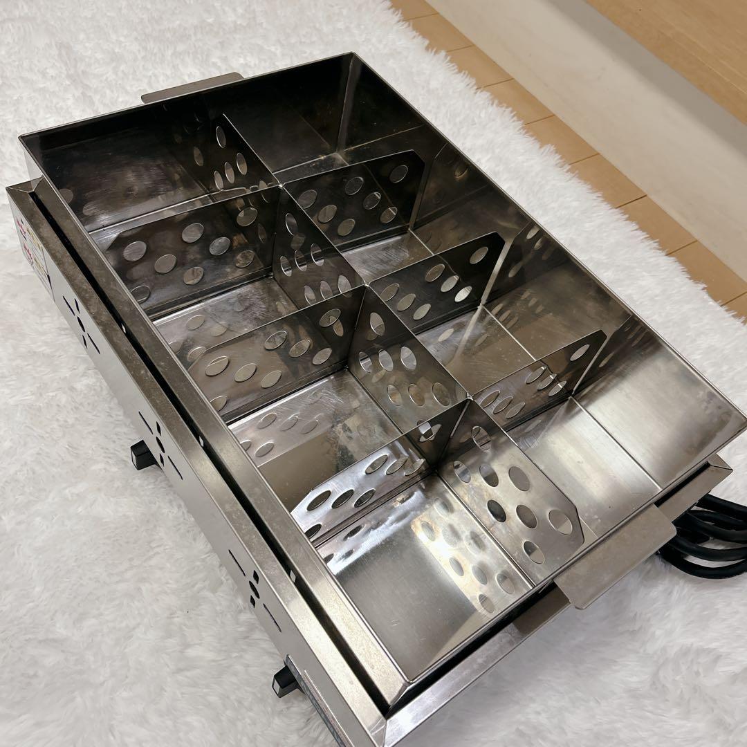 ニチワ 業務用電気おでん鍋 EOK-8 ステンレス製 8仕切り