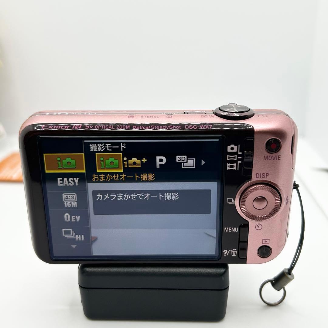 ✨良品✨SONY サイバーショット DSC-WX7 ピンク 動作確認済み