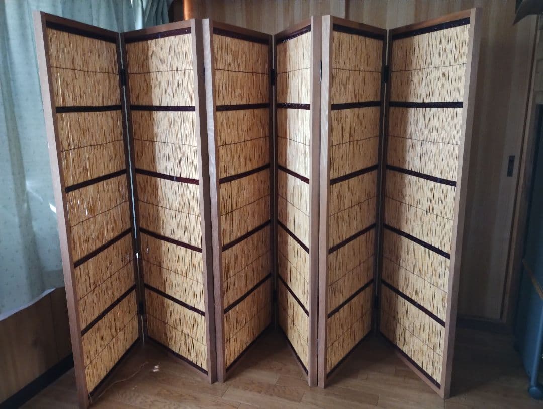 ６連衝立【和風パーテーション】