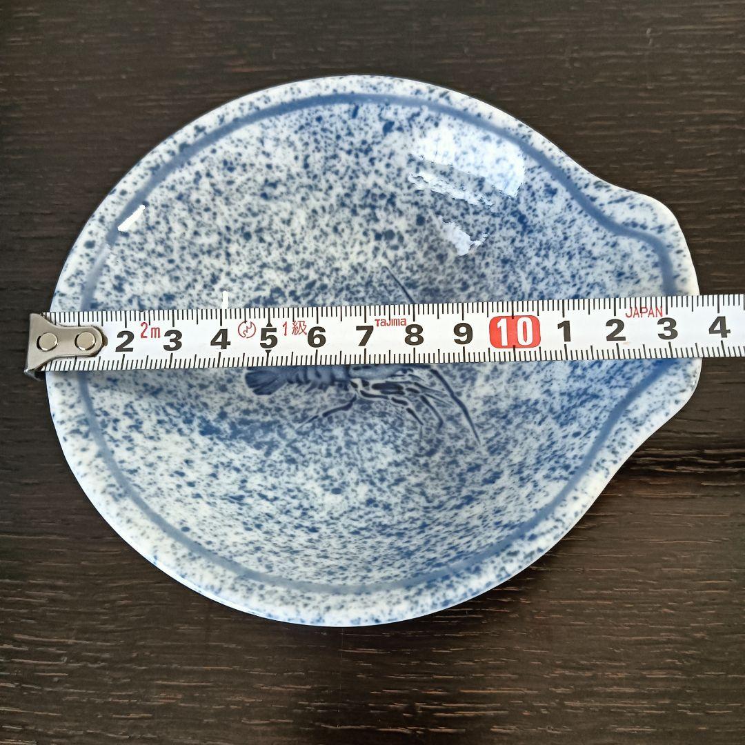 未使用 有田焼 伊勢海老絵柄 とんすい 23客