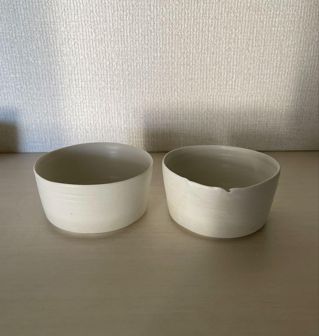 ※訳あり 未使用 黒田泰蔵 さん 白磁 器 小鉢6客セット 箱付 刻入