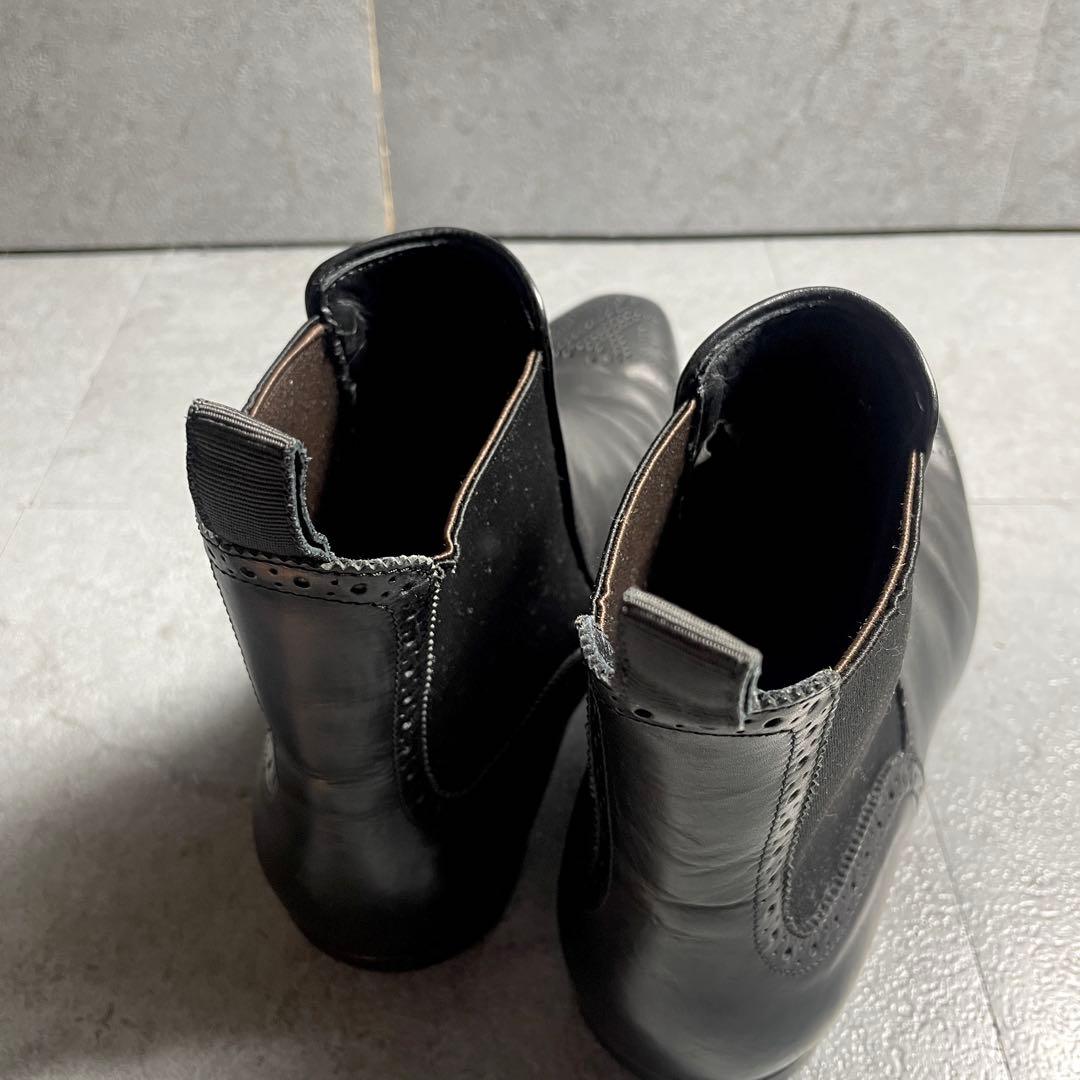 超希少✨️ LOUIS VUITTON サイドゴアブーツ メダリオン ブラック