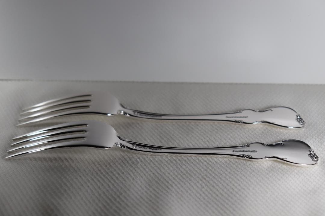アメリカ■TOWLE社■スターリング製ディナーフォーク2本セット■とてもきれい¨