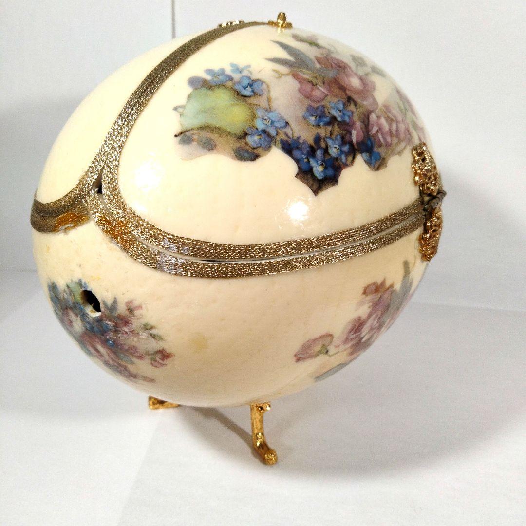 エッグアート　花モチーフ　わたべ和美