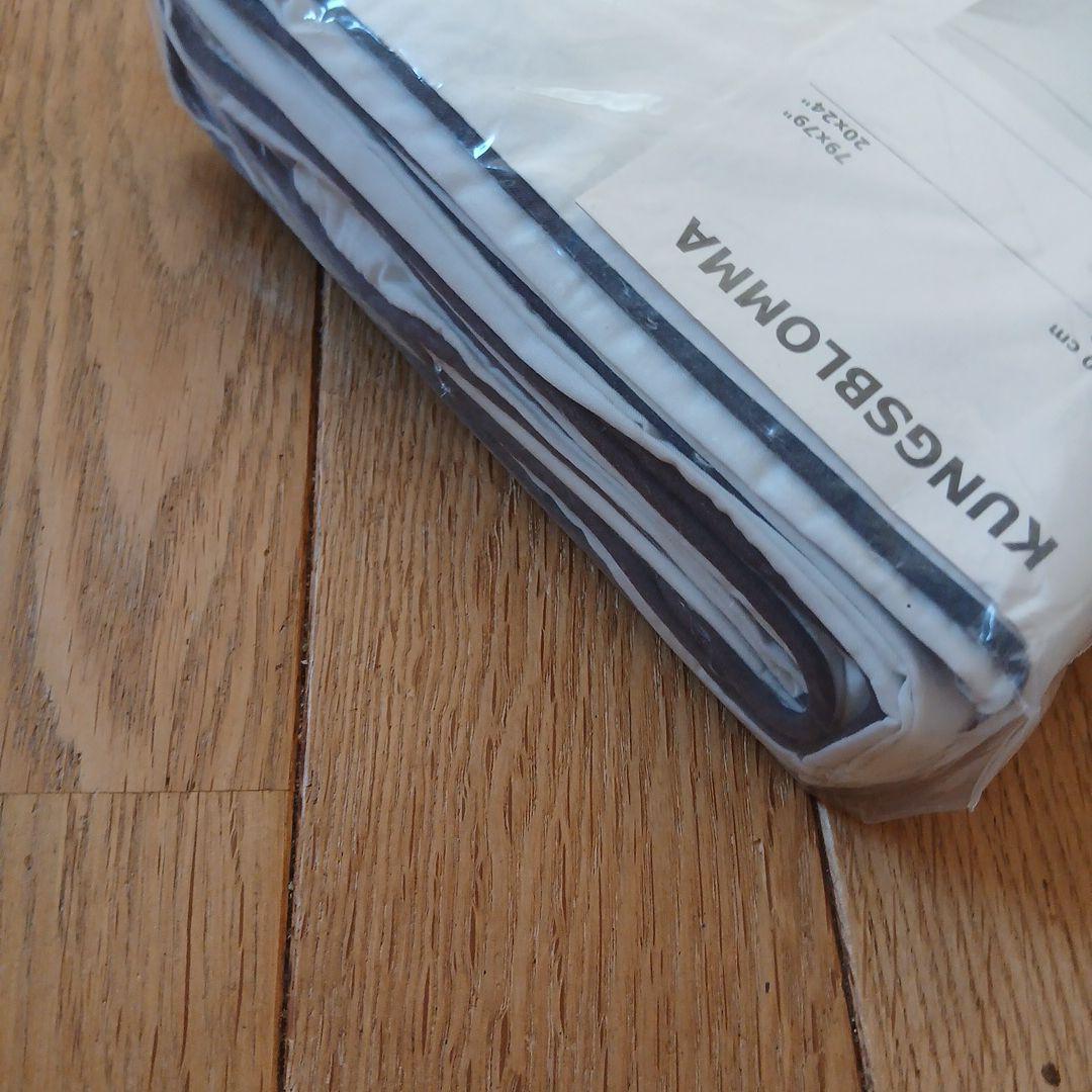 【新品】KUNGSBLOMMA 掛けシーツ&ピロケース 2セット　ダブル