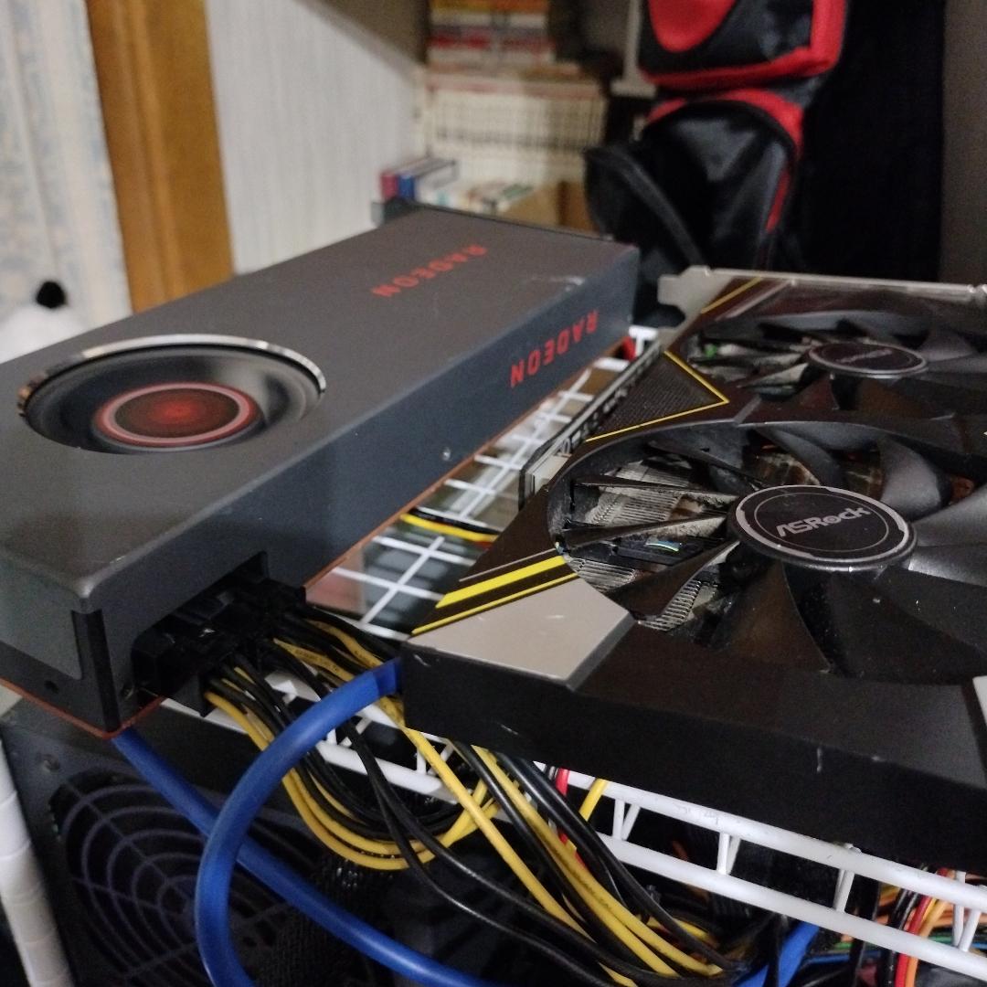 ジャンク マイニングリグ RX5700 RX5700XT TB250-BTC+