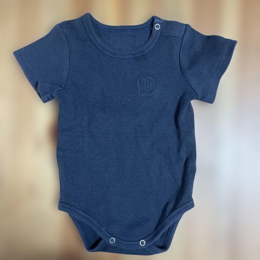 House on the hill Bodysuit 白/紺 2着セット