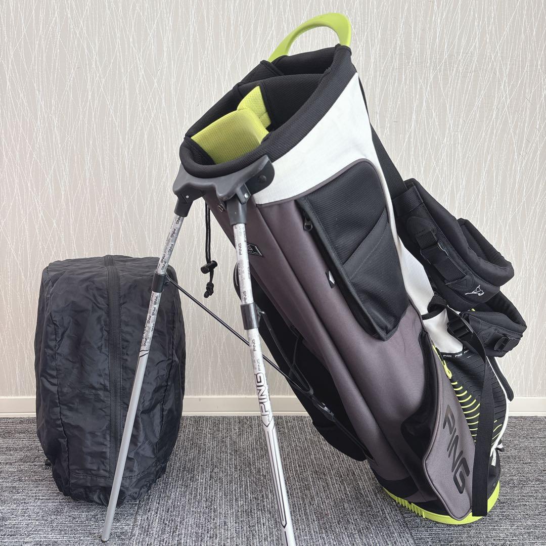 送料無料❗️PING アスリート スタンド式 ゴルフキャディバッグ
