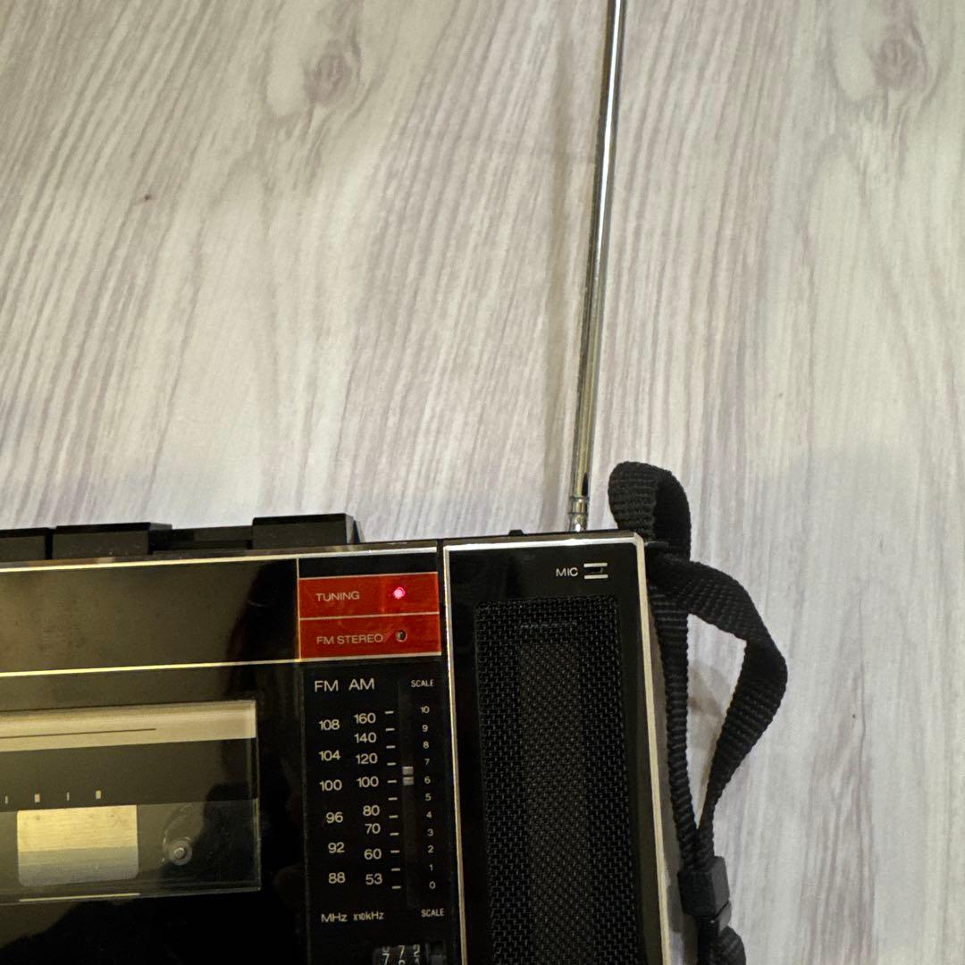 ナショナル National RX-F40 ラジカセ 通電ok