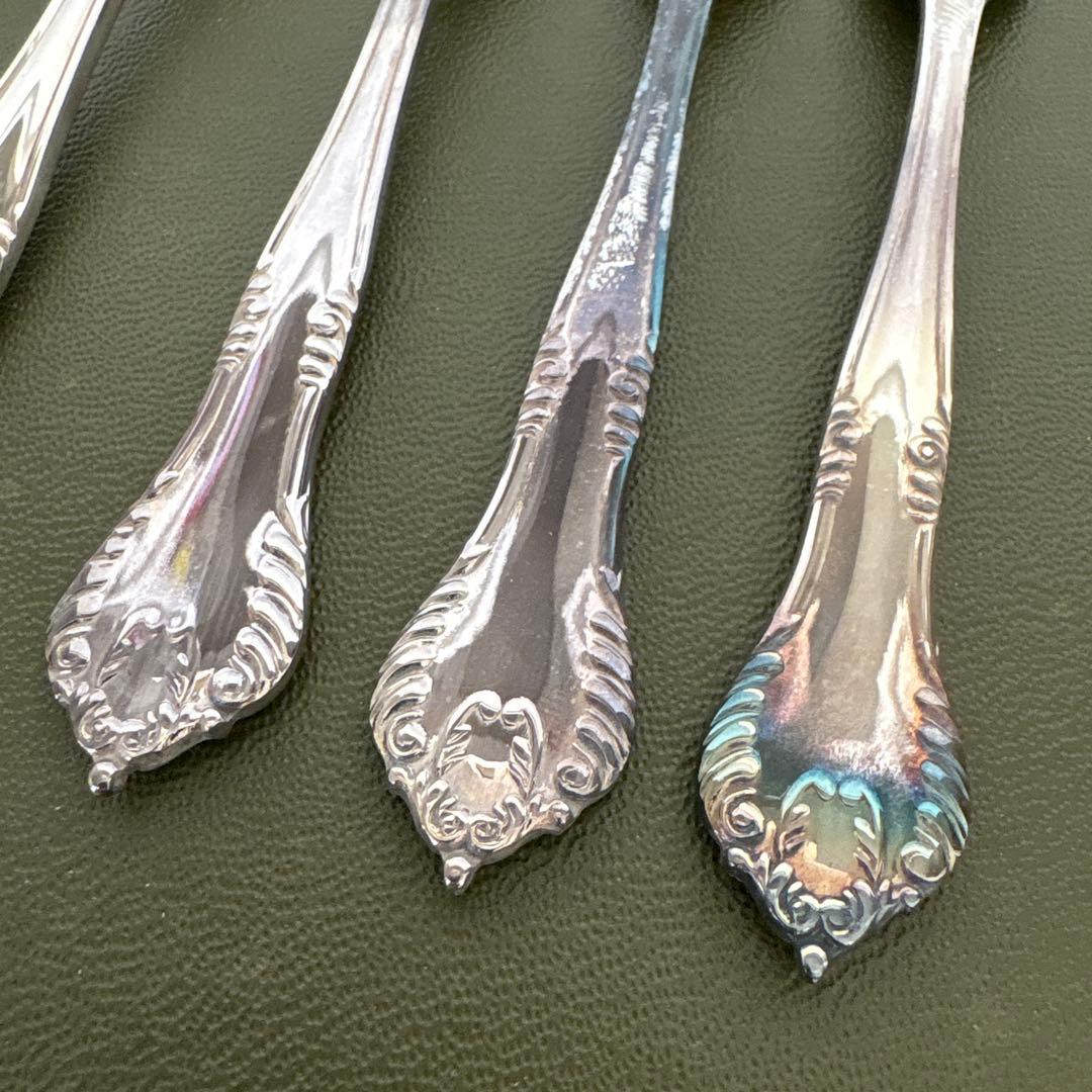 マッピン&ウェッブ　ケーキサーバー&フォーク6本　銀仕上げ　マッピンプレート