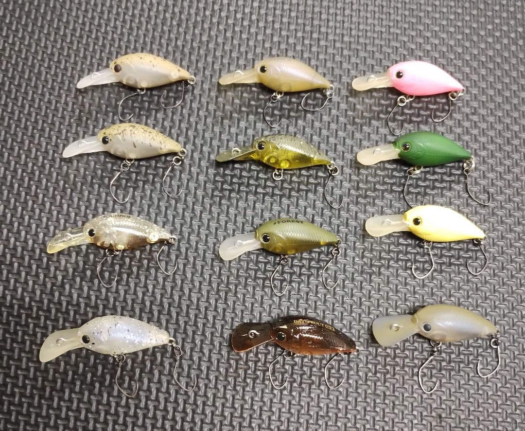 ラッキークラフト ディープクラピー１２個セット　オリカラ