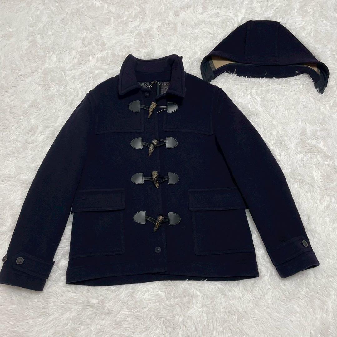 タグ付き XLサイズ バーバリーロンドン ダッフルコート トグル ノバチェック