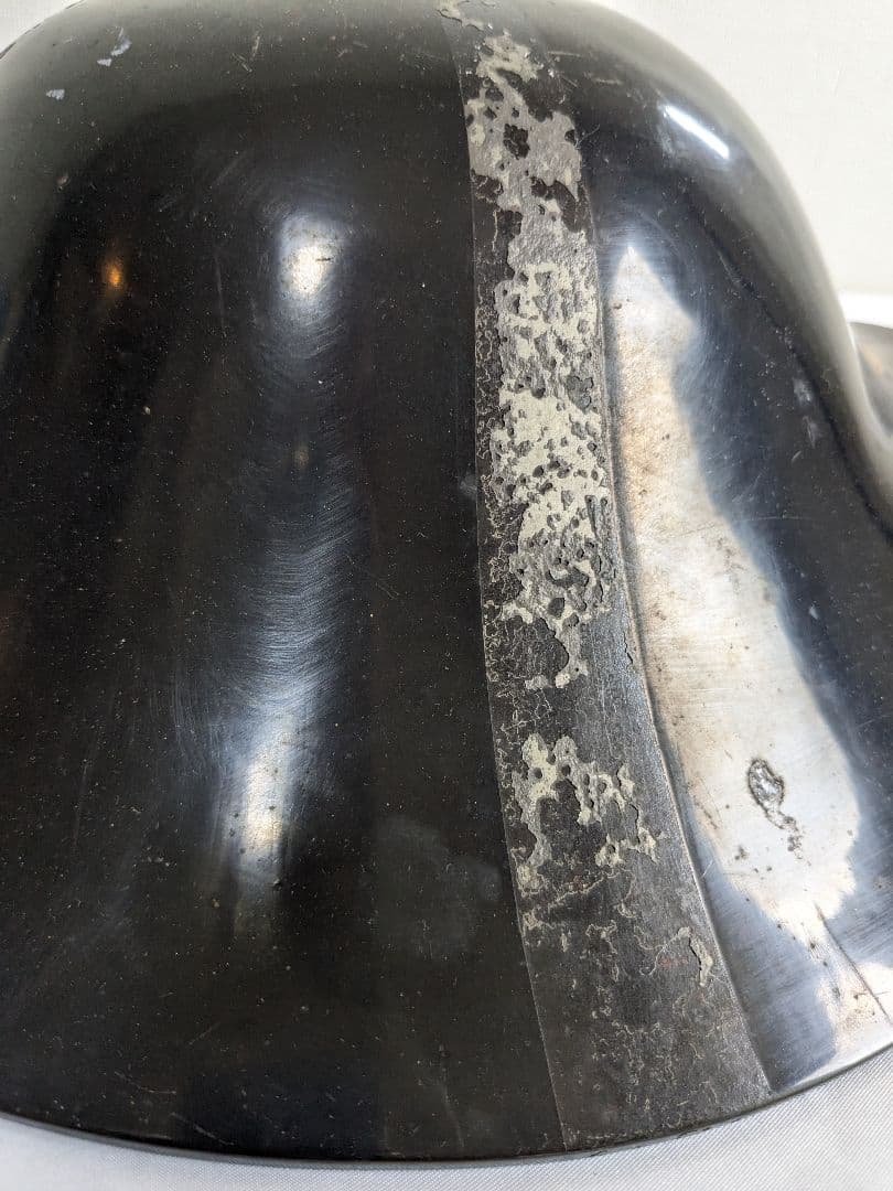 陣笠 木製 三ツ割菊 武士防具 ヴィンテージ