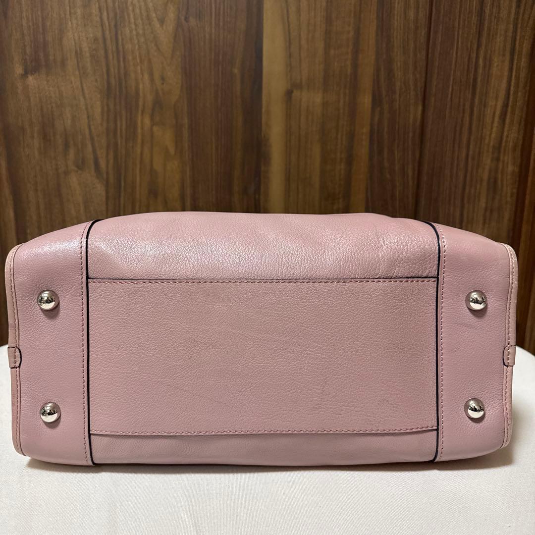 【美品】　LOEWE ロエベ アマソナ36 ハンドバッグ アナグラム ピンク