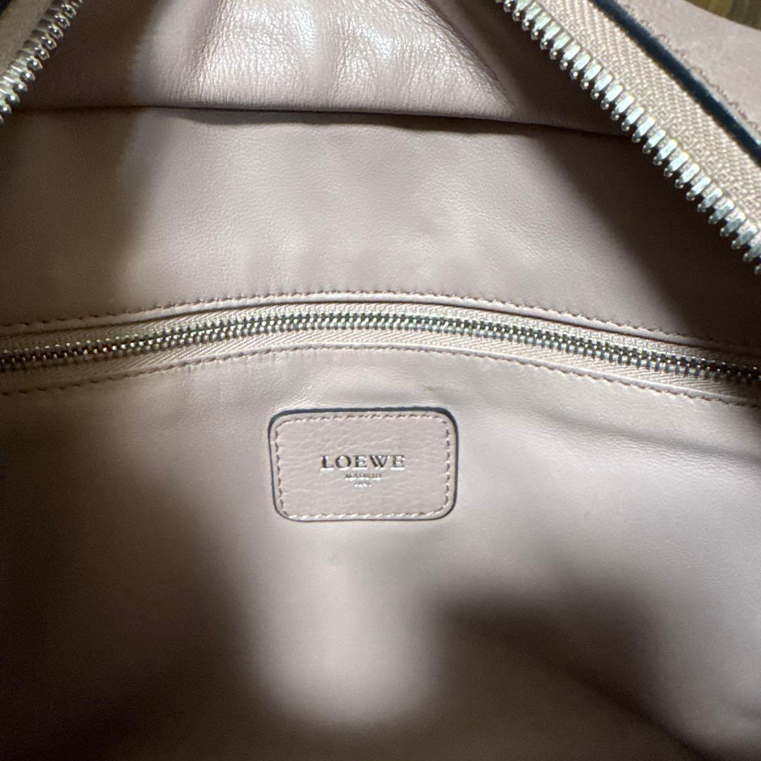 【美品】　LOEWE ロエベ アマソナ36 ハンドバッグ アナグラム ピンク