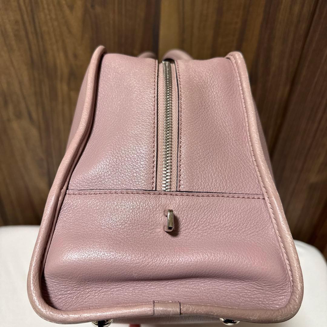 【美品】　LOEWE ロエベ アマソナ36 ハンドバッグ アナグラム ピンク