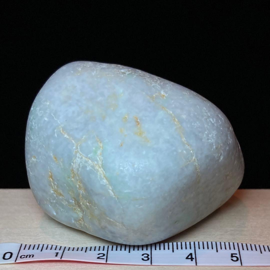 糸魚川翡翠　白×ミントグリーン　海中翡翠　翡翠輝石　原石　141.9ｇ