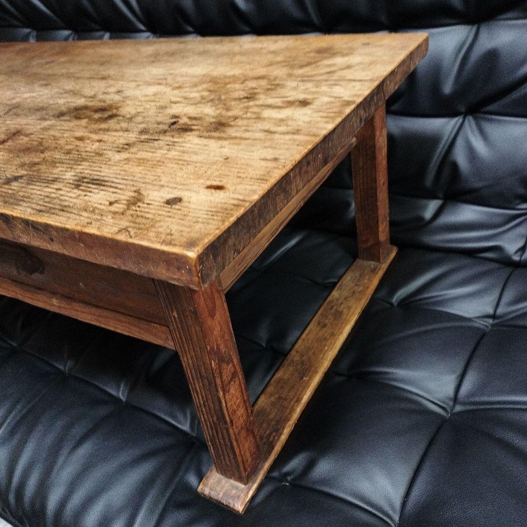 アンティーク 机 一枚板 レトロ 古道具