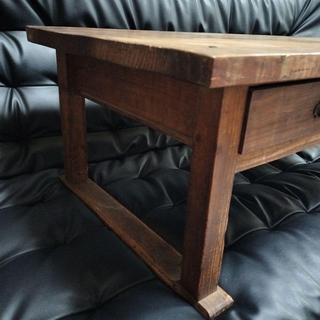 アンティーク 机 一枚板 レトロ 古道具