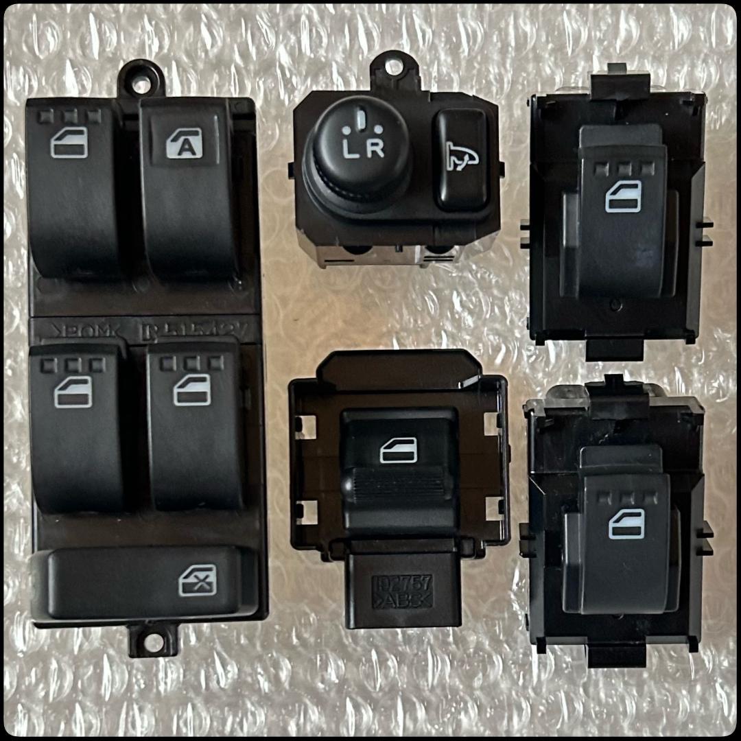 M-973　 L375 タント、 PW スイッチ（ 白 ）1台分 5点