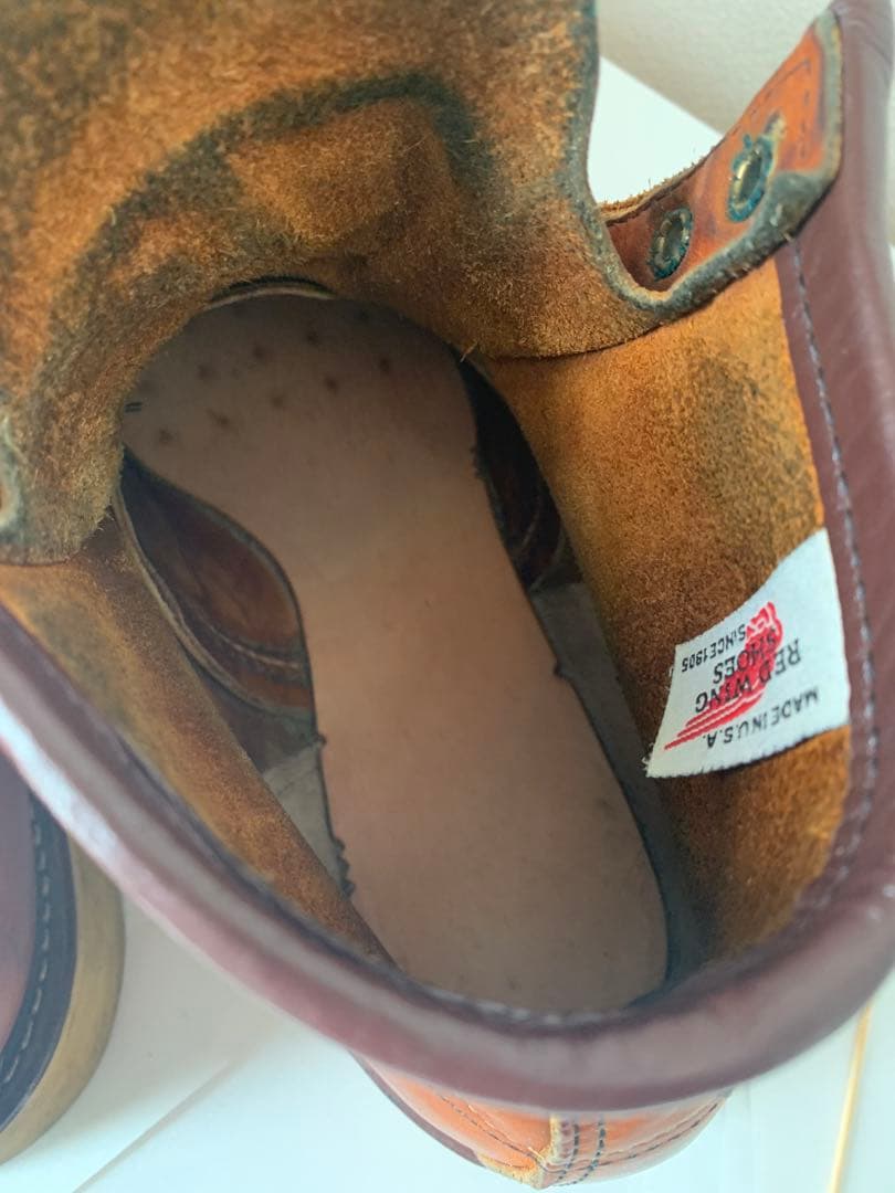 【良品】875 縦羽タグ アイリッシュセッター レッドウィング