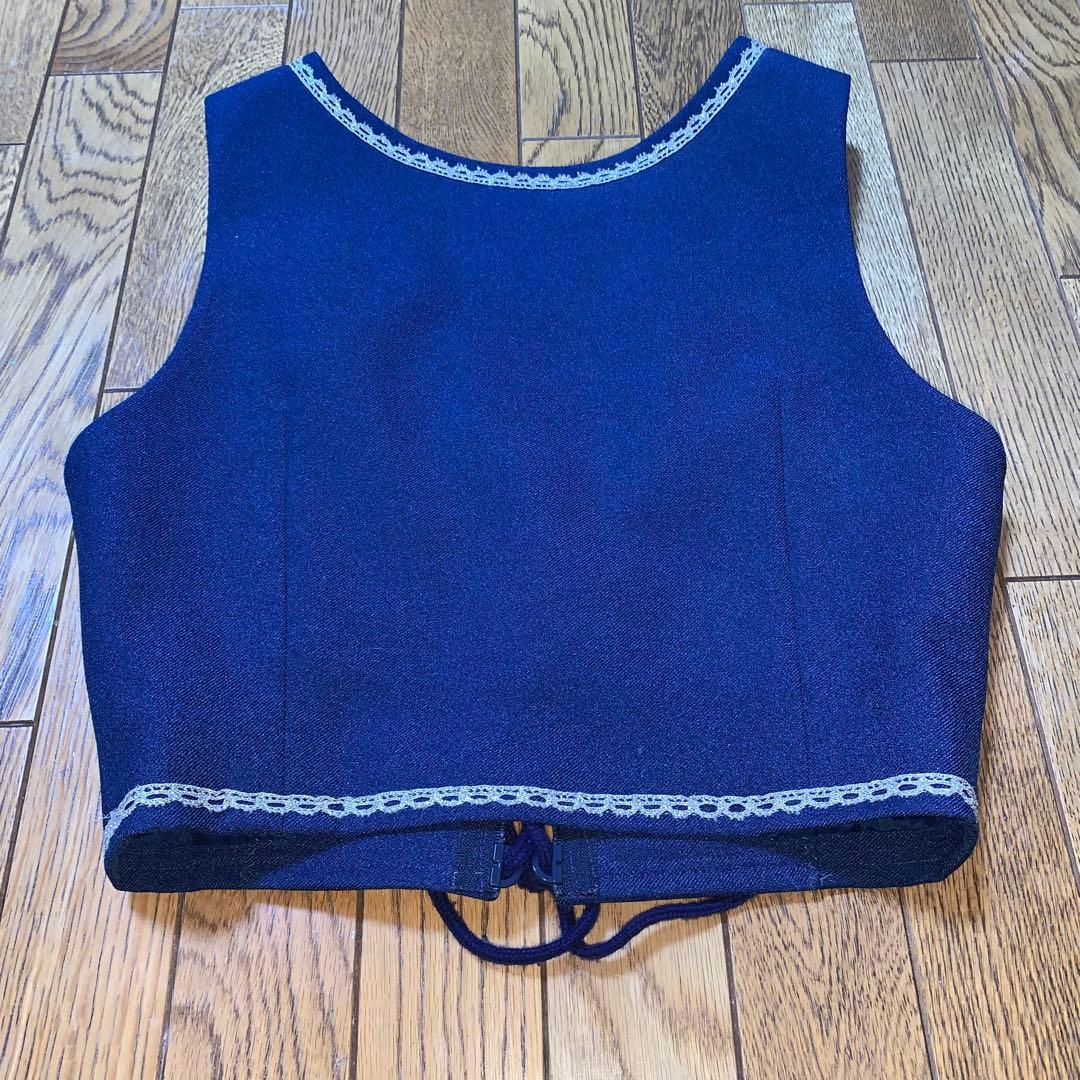★美品★ フォークダンス衣装　上下セット　ハンドメイド