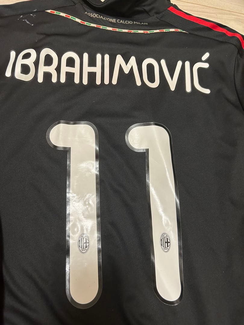 レア！11-12 ミラン　CL戦　長袖　支給品　検　実使用　イブラヒモビッチ
