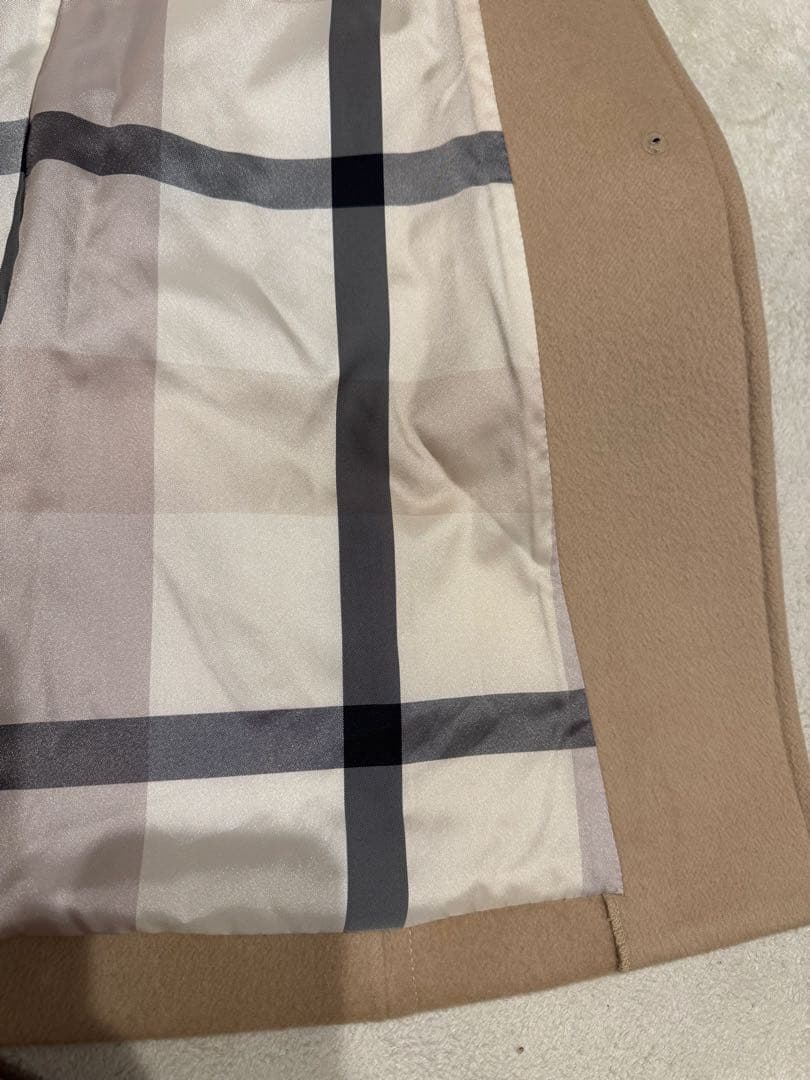 ブルーレーベル ウールコート ベージュ