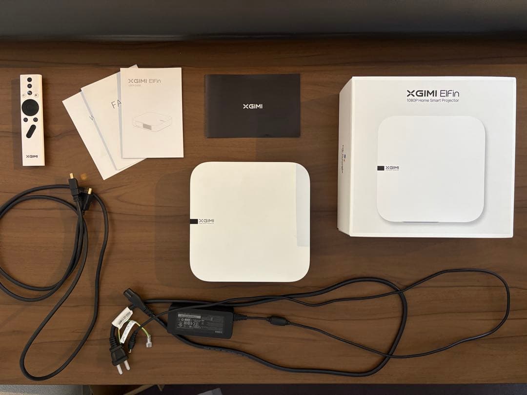 xgimi elfin プロジェクター　付属品　箱あり