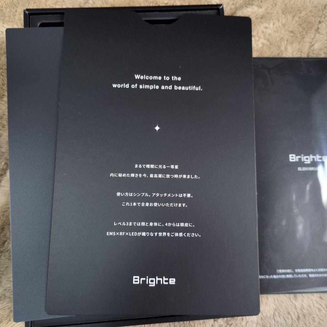 中古、ブライト、Brighte、エレキブラシ、取説、箱有り