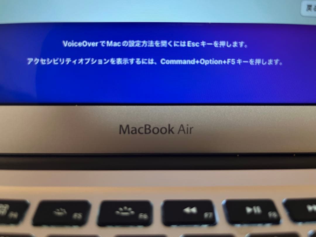 MacBook Air 13インチ 2015年モデル /バッテリー劣化あり