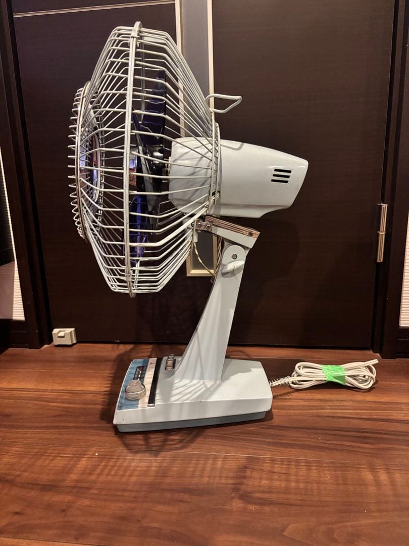 【昭和】【レトロ】三菱卓上扇風機 【D–30Ｘ】３０㎝　動作確認【送料込み】