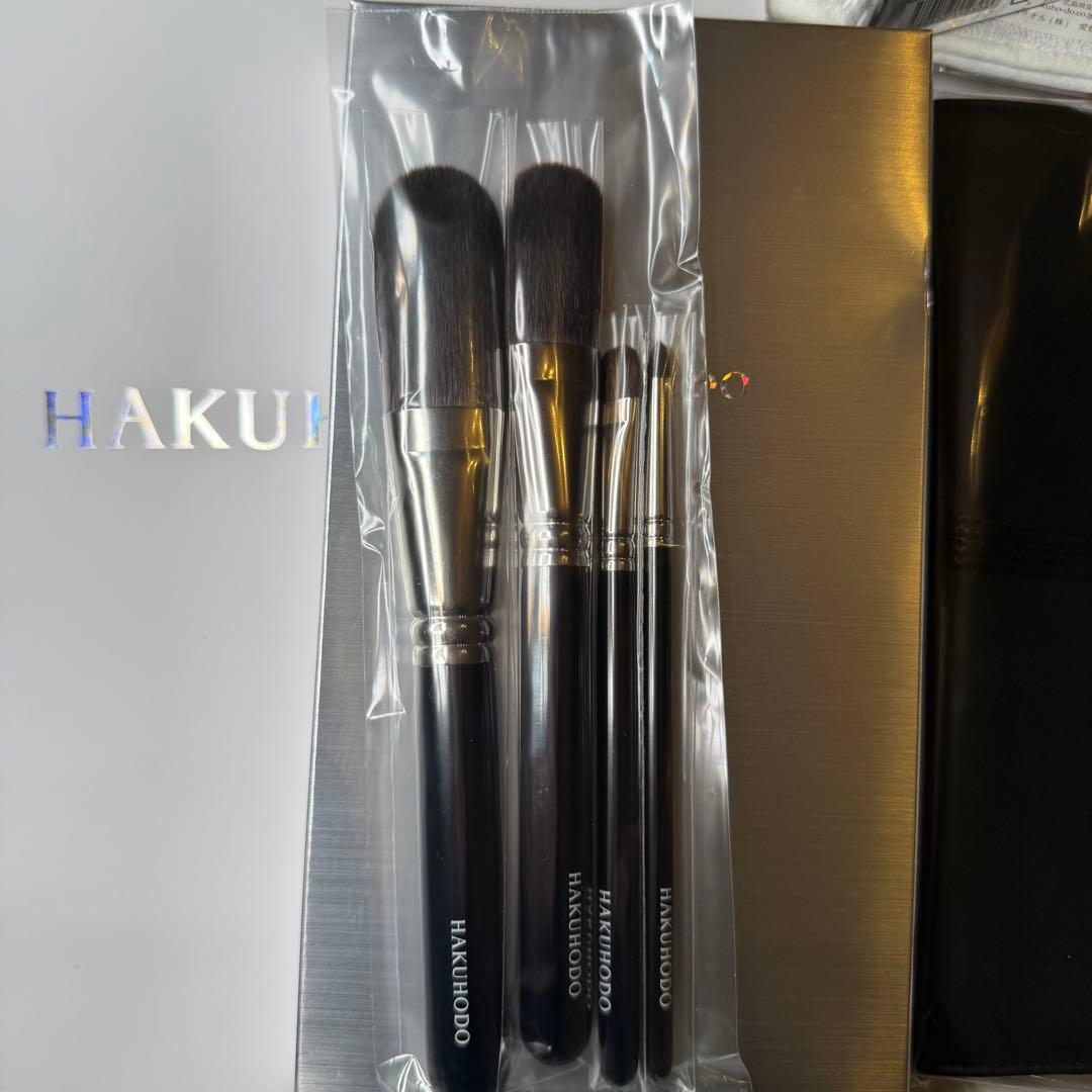 【美品★高額品4本】 白鳳堂　メイクブラシ 4本セット