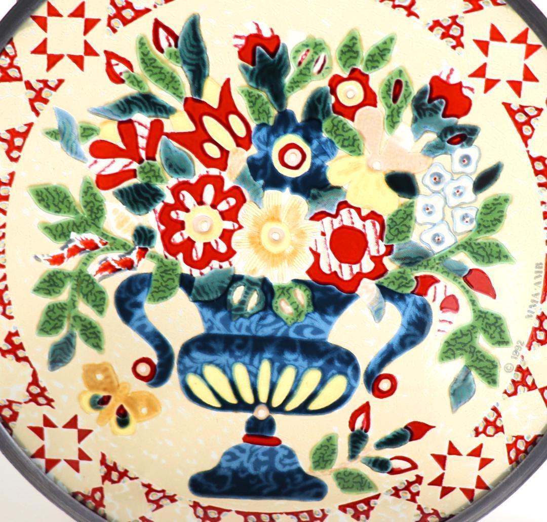 古代エジプト キルト柄花瓶 メトロポリタン美術館 ヴィンテージ ステンドグラス