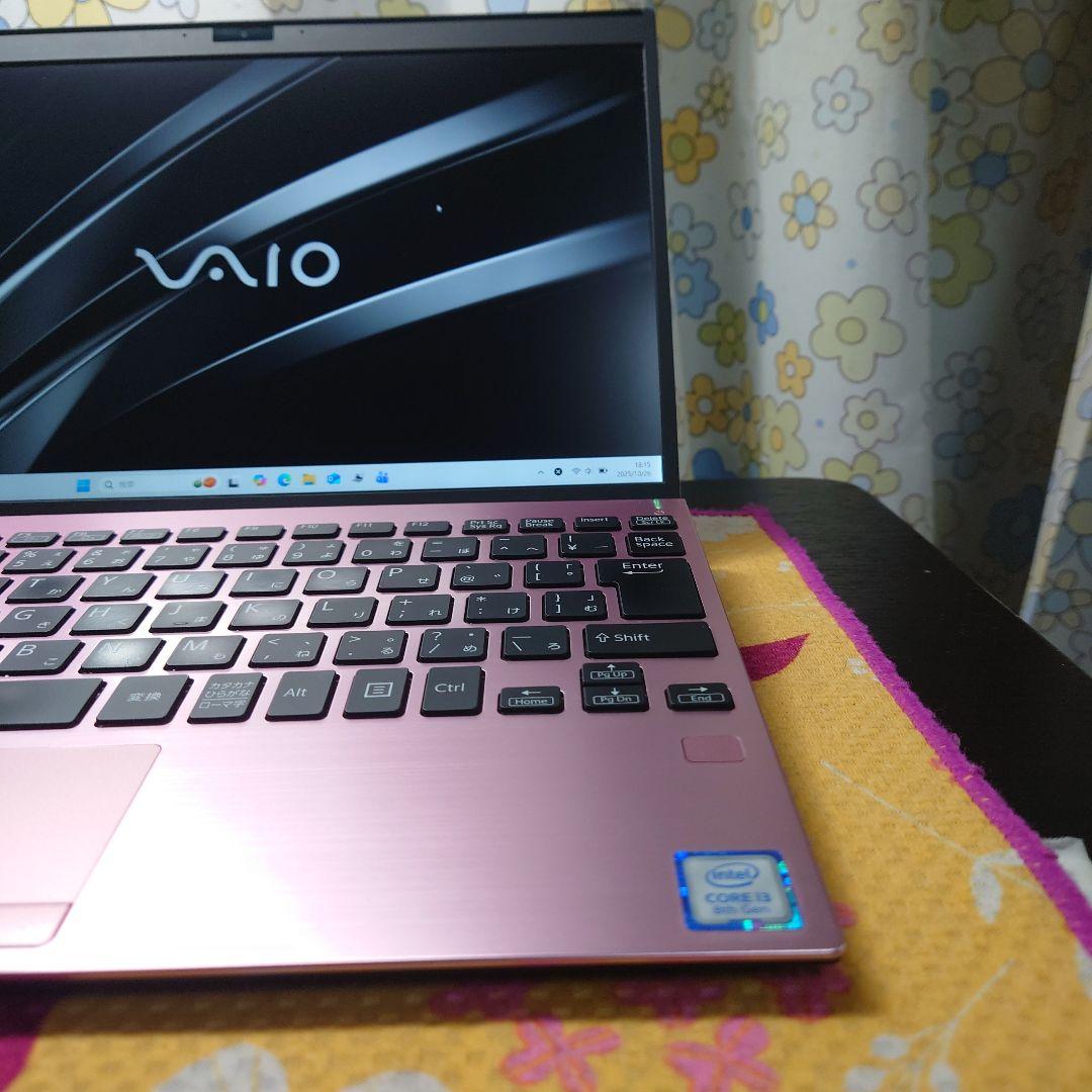 かわいいピンク♪小型軽量モデル！VAIO SX12！ノートパソコン！i3