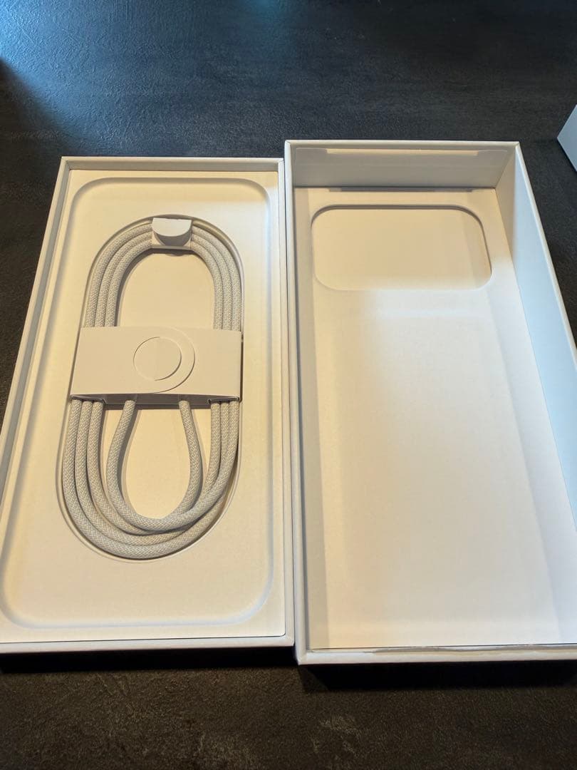 【極美品】iPhone17promax 1TB 保護フィルム 純正ケース付