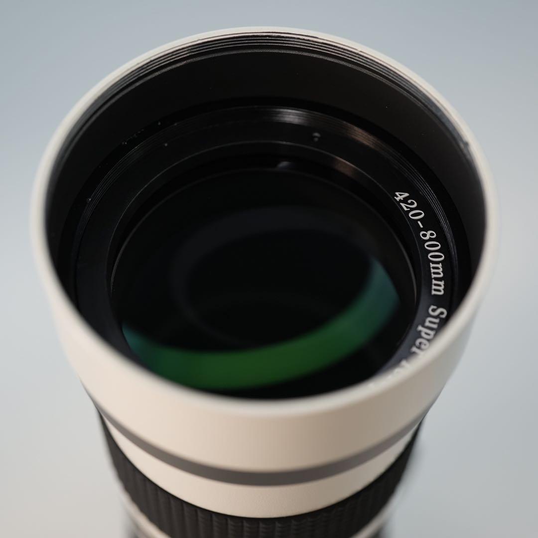 VARI Canon EFマウント用420-800mm超望遠レンズ新品(白)