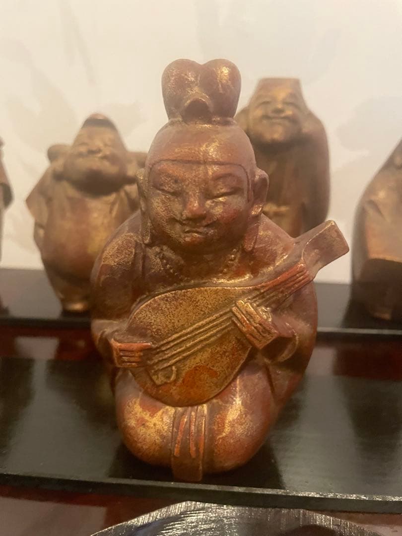 美品　高級　鉄製　七福神 鉄製置物 7体セット　高級七福神