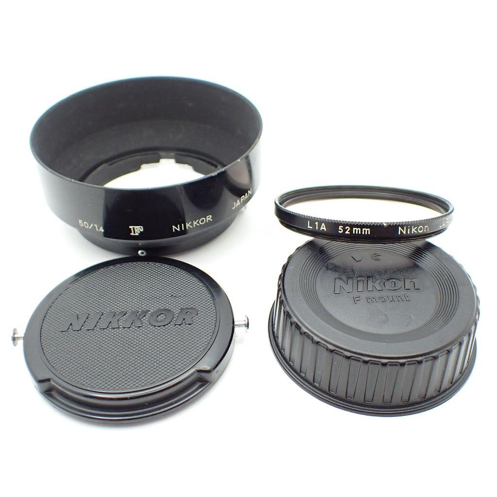 【動作確認済】Nikon NIKKOR-S.C 50mm f1.4 純正付属品付