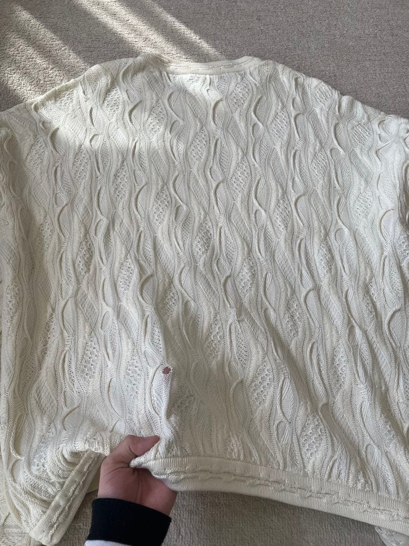 COOGI 単色　白　ニット