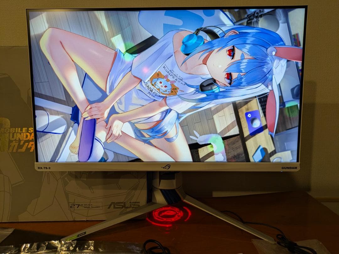 ASUS 機動戦士ガンダム ROG Strix XG279Q-G モニター