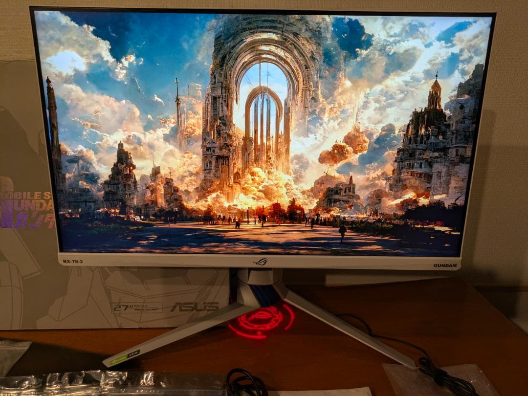 ASUS 機動戦士ガンダム ROG Strix XG279Q-G モニター