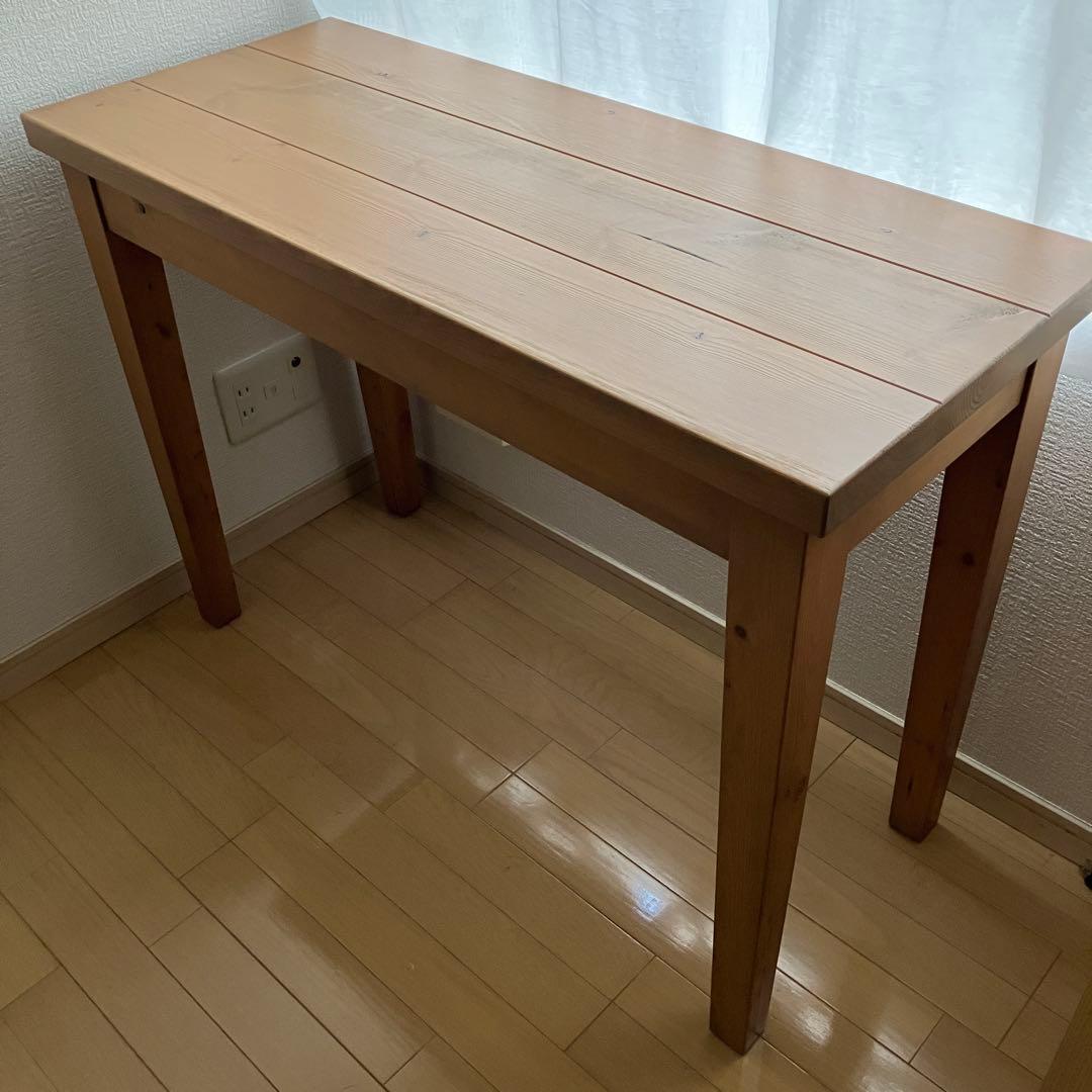 木製デスク　テーブル　横幅 100/高さ 72/奥行き 41/ オリジナル家具