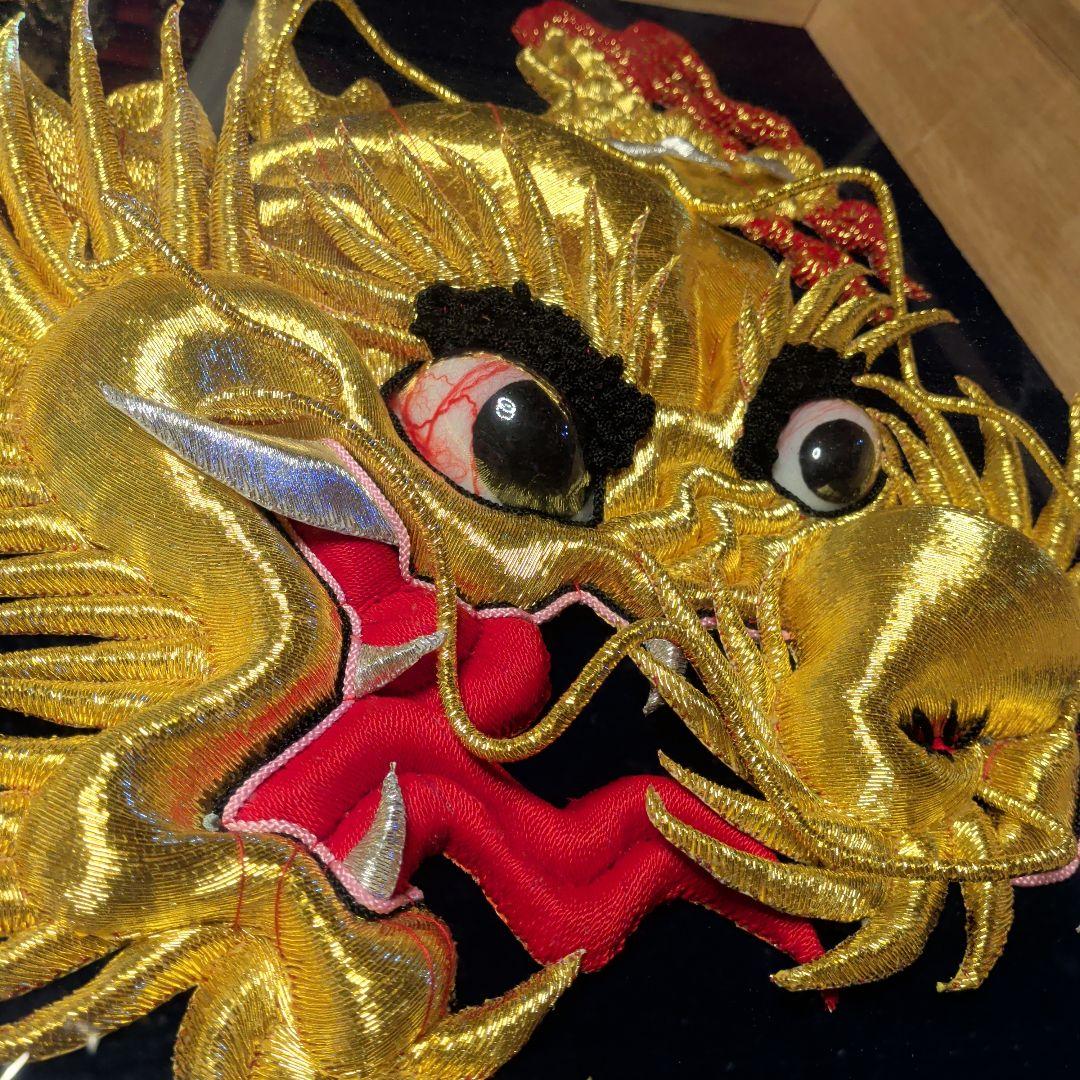 布団締め　金糸　刺繍　龍　布団太鼓　太鼓台　だんじり　山車　和柄　スカジャン