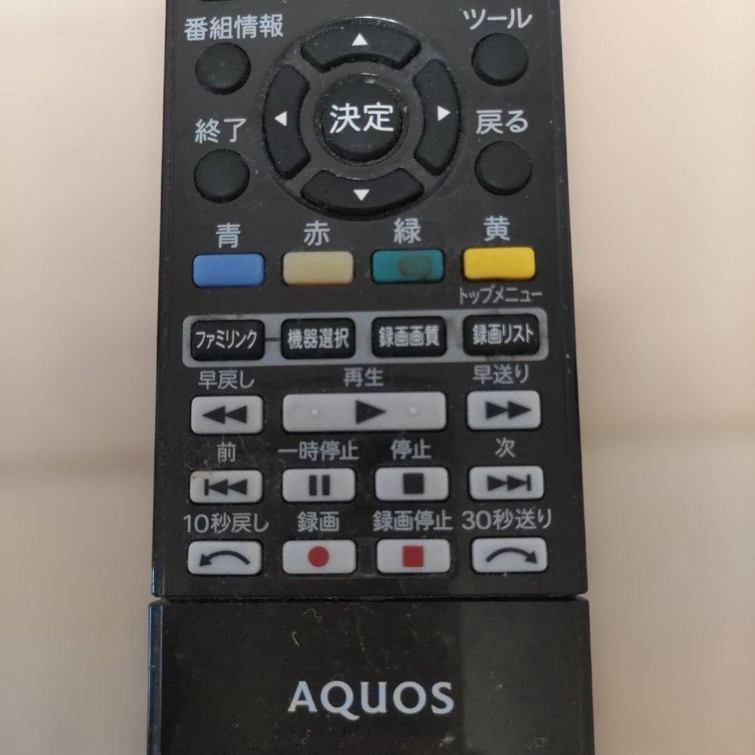 シャープ液晶テレビ40型ブルーレイディスク録画再生一体型