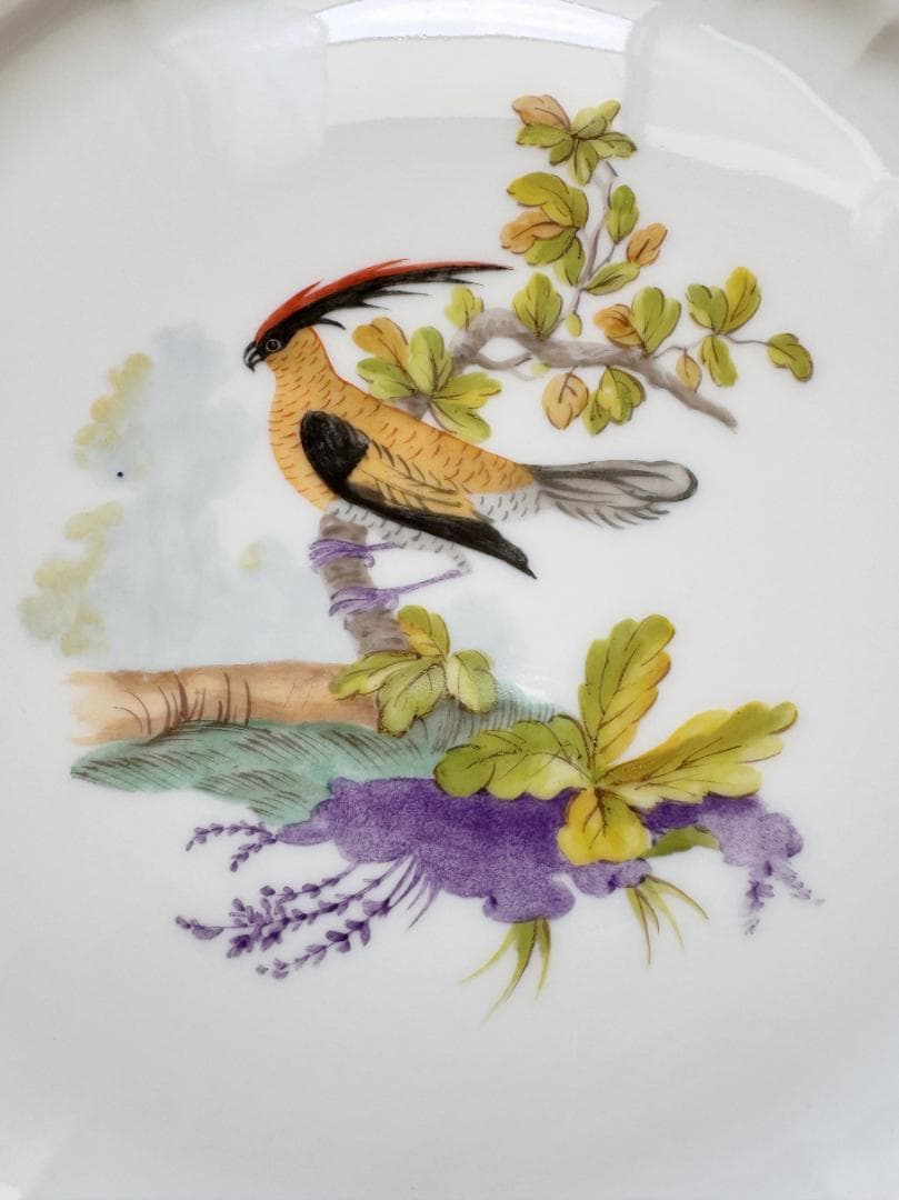 セーブル sevres 鳥文様皿A