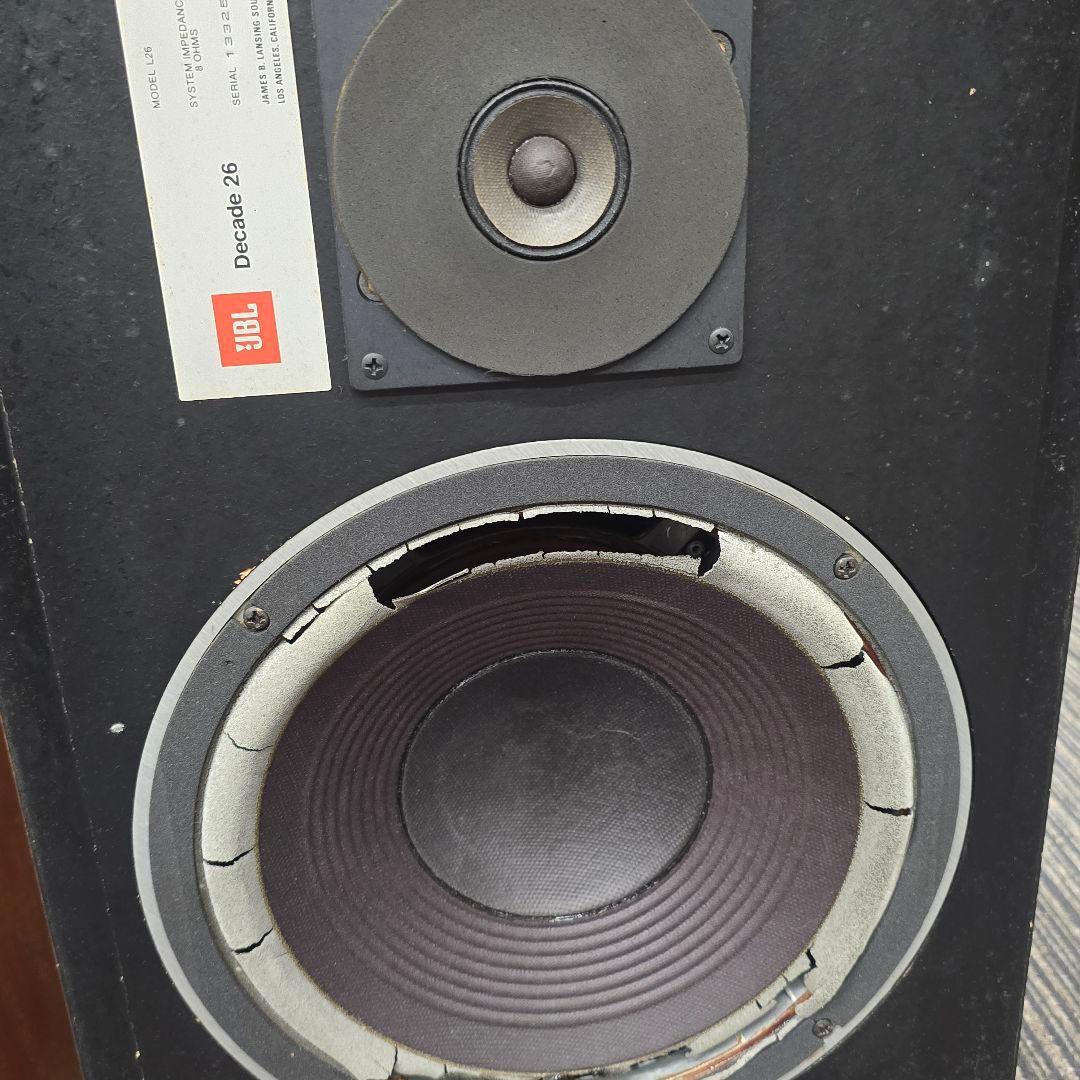 JBL Dekade 26 L26 エッジ破れ ペアスピーカー