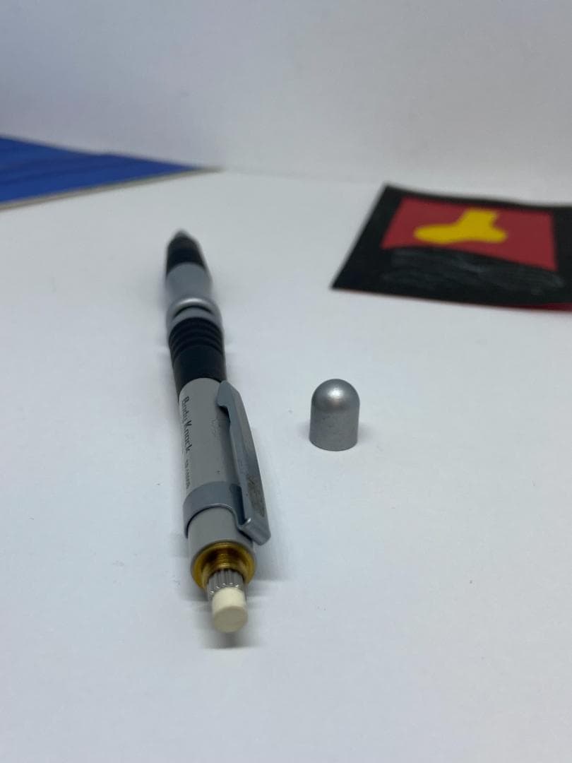 【廃番・製図用・ボディノック】オート／MP0.5/銀色軸+黒色 E