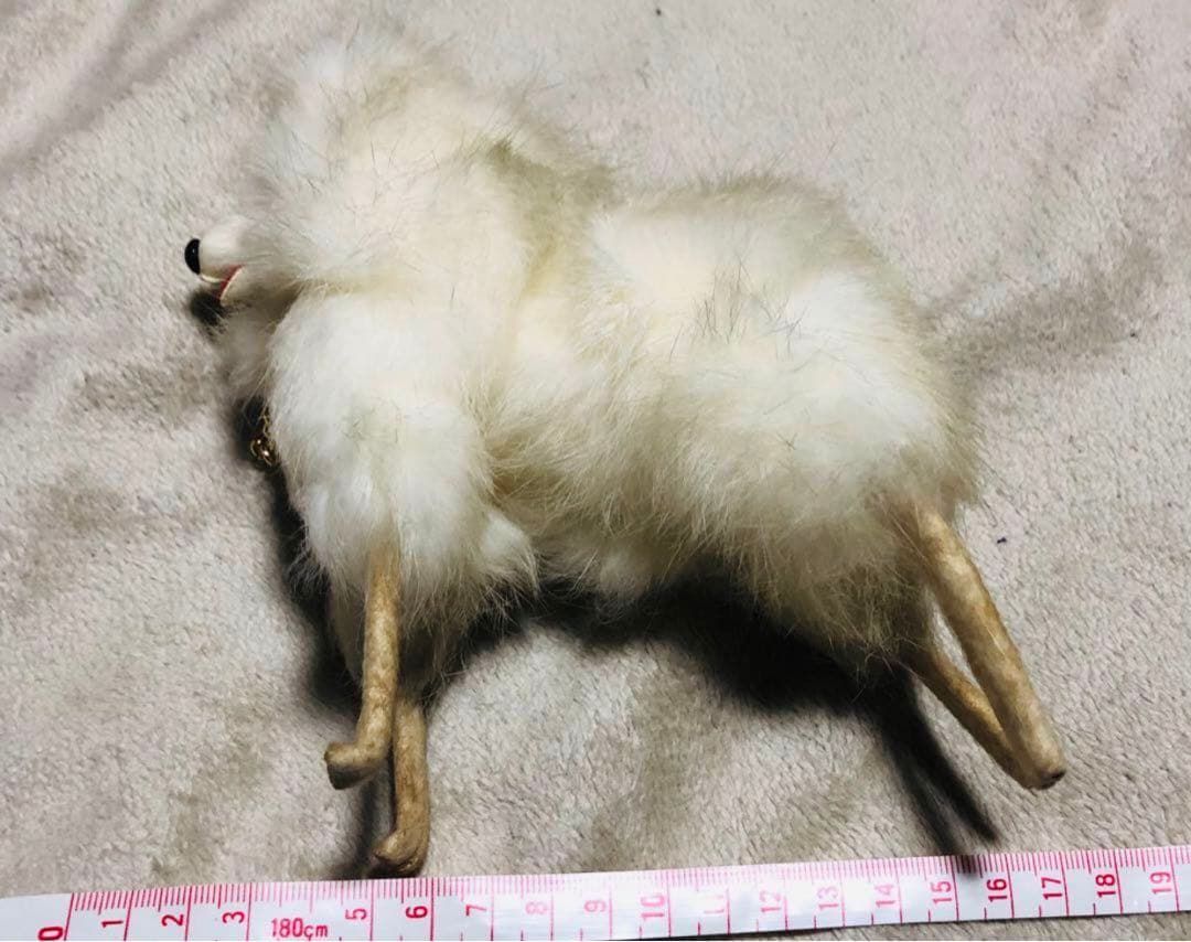 昭和レトロ　犬　ラビットファー　リアファー スピッツ　ポメラニアン　ぬいぐるみ
