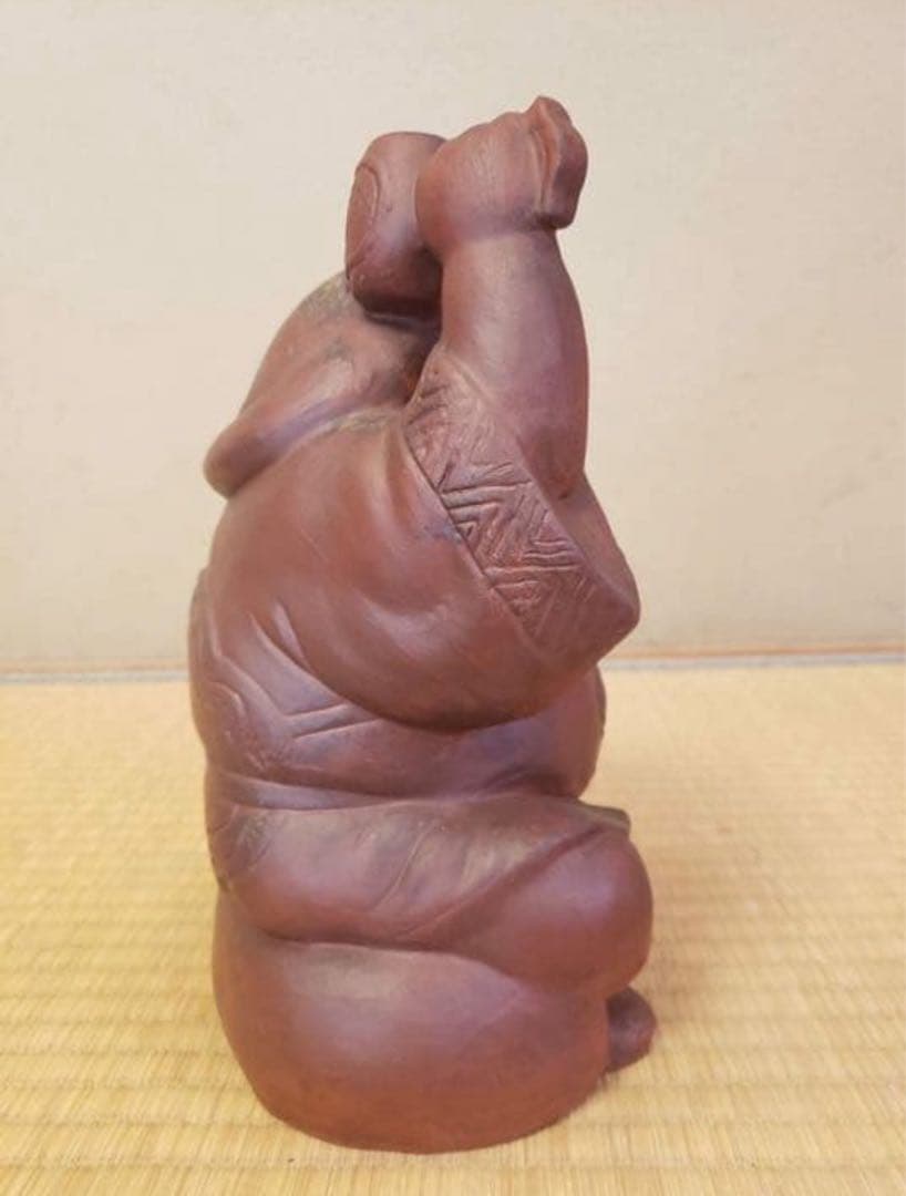 福の神像 陶器製 置物 大黒様　恵比寿様　高さ約25㎝　113